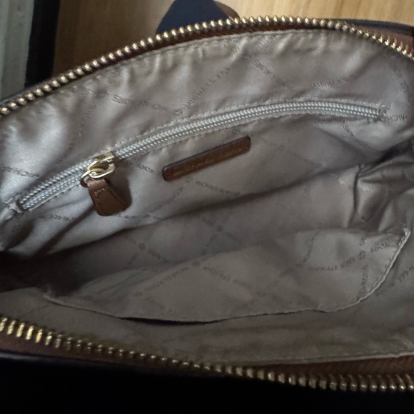 Michael Kors Camel Brown and Gold Crossbody - Picture 3 of 4